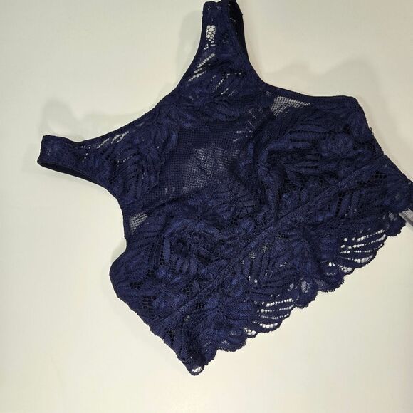 aerie navy lace bralette - Picture 5 of 11
